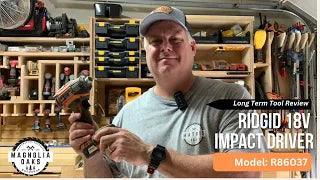 Ridgid Impact Driver - Model R86037 - Honest Tool Review