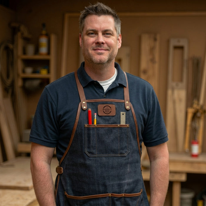 Mark in the Magnolia Oaks Woodshop workshop