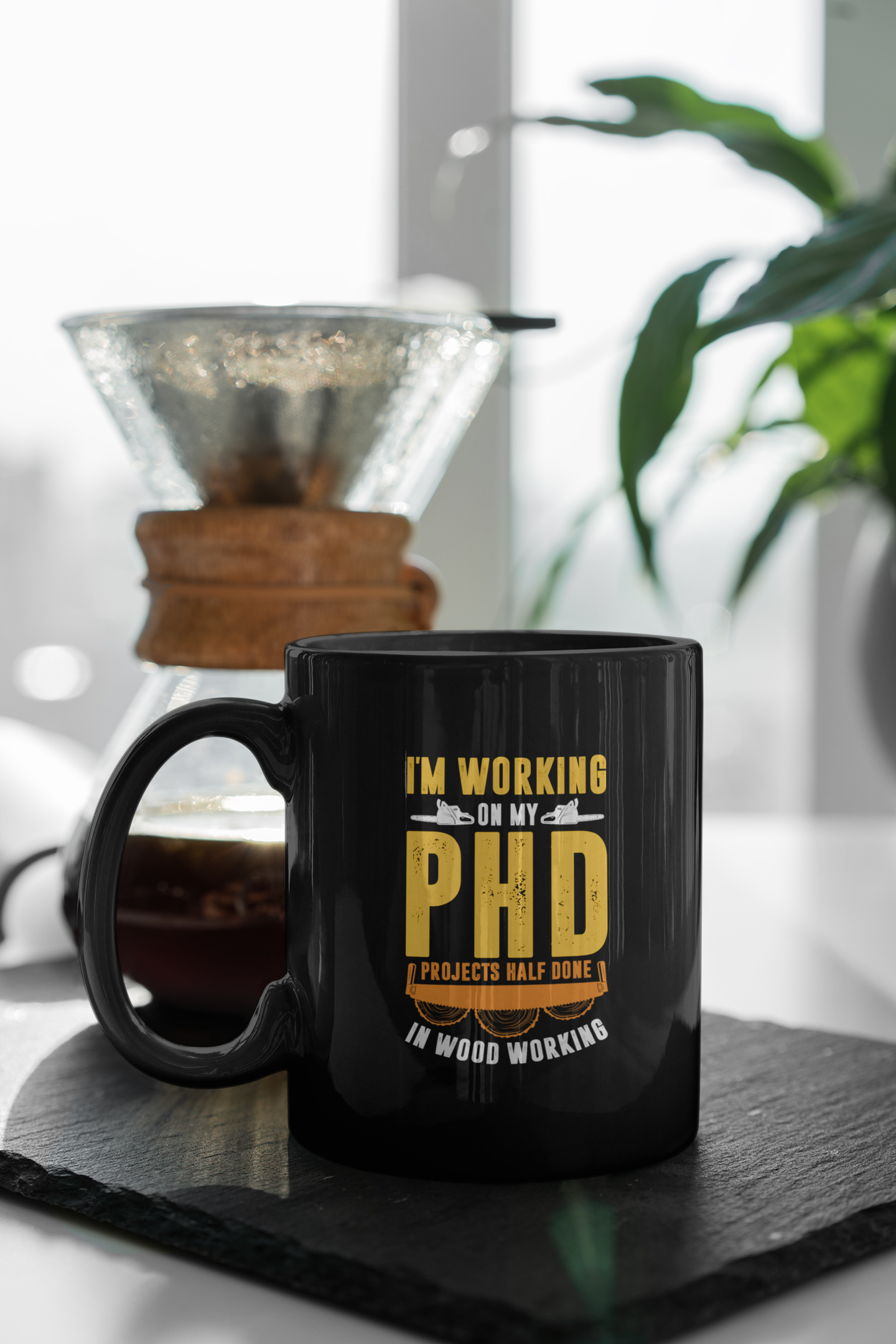 I'm Working On My PHD - Projects Half Done In Woodworking Mug