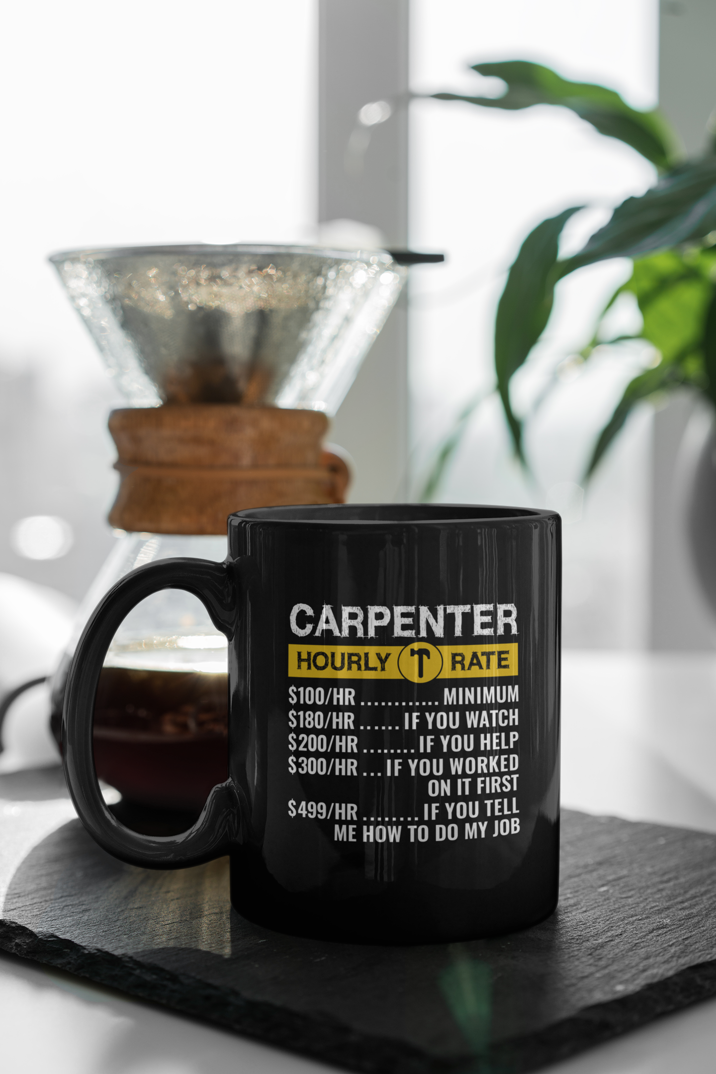 Carpenter Hourly Rate Mug