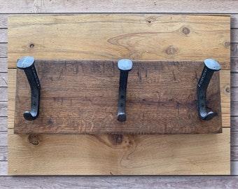 Handcrafted Rustic Farmhouse Wooden Hat Rack