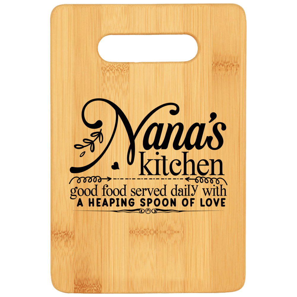 Mimi's Kitchen Personalized Engraved Wood Cutting Board | 006