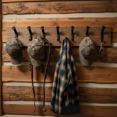 Reclaimed Wood Wall Rack