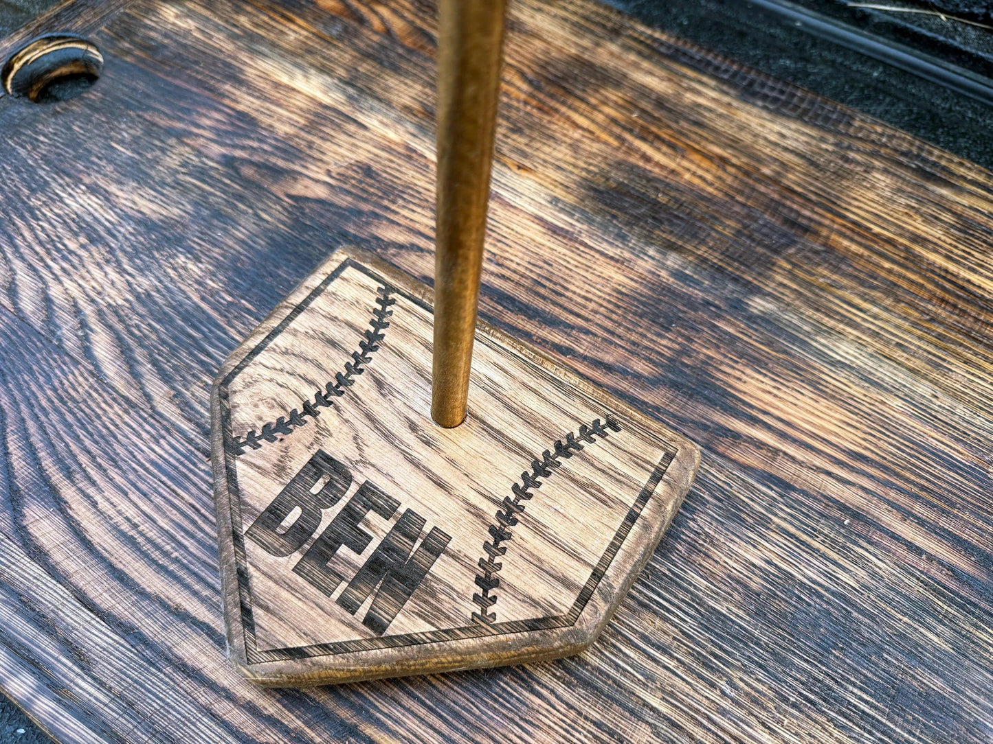 Personalized Baseball Ring Holder Display Stand for Championship Rings