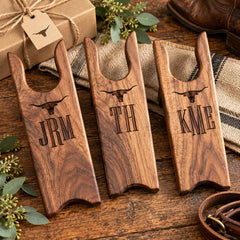 Personalized Walnut Boot Jack