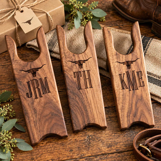 Personalized Walnut Boot Jack
