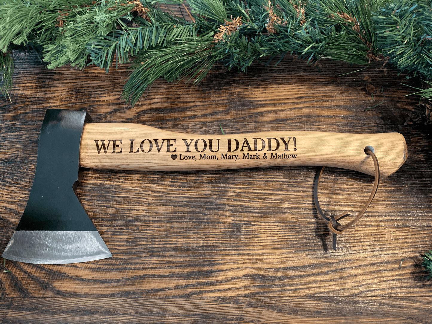 Custom Engraved Axe Hatchet