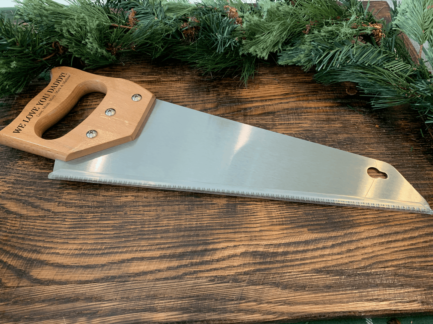 Custom Engraved Hand Saw