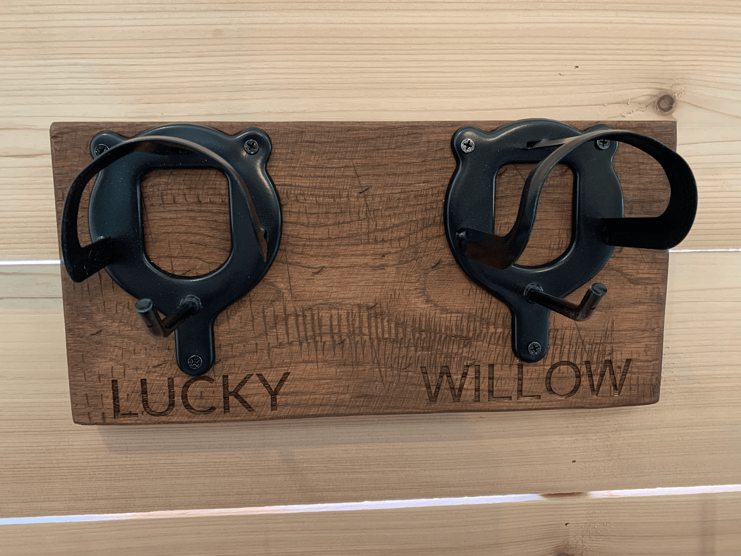 Personalized Horse Bridle Christmas Stocking Holder - 2 Hooks