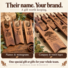 Personalized Walnut Boot Jack