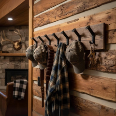 Reclaimed Wood Wall Rack