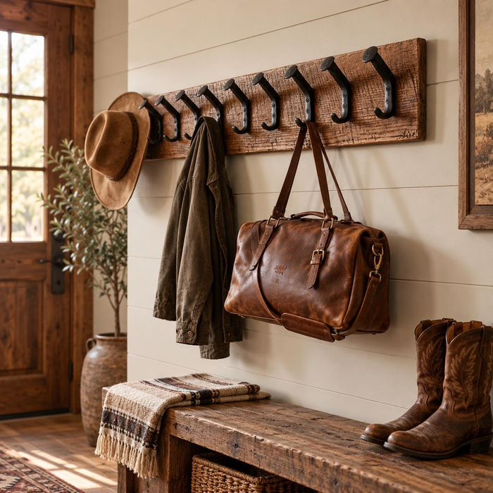Reclaimed Wood Wall Rack