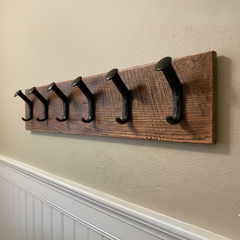 Reclaimed Wood Wall Rack
