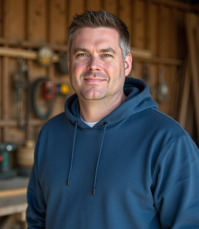 Mark, owner of Magnolia Oaks Woodshop