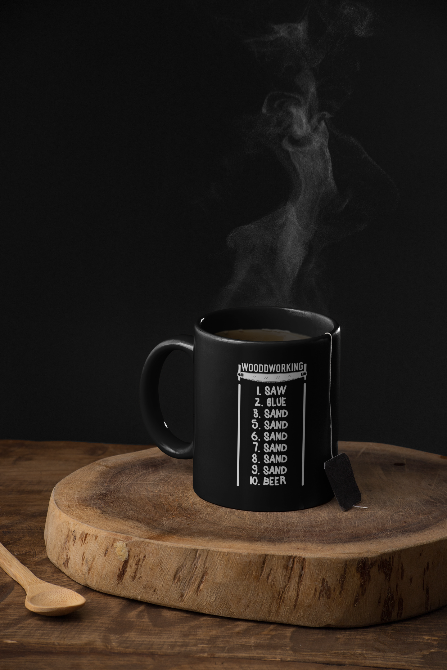 Ten Steps to Woodworking - Saw, Glue, Sand, and Beer Mug