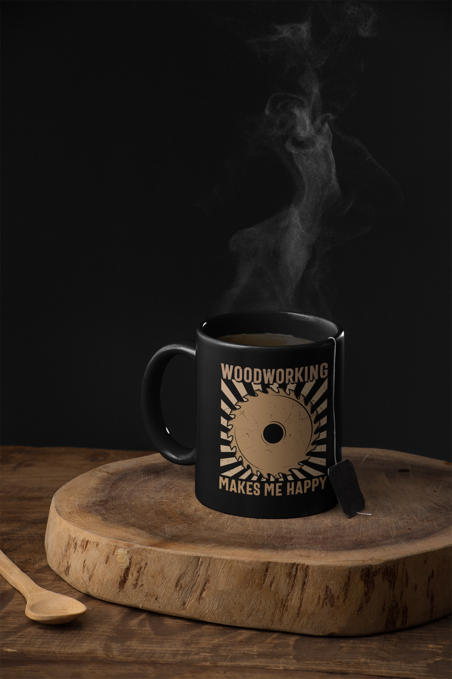 Woodworking Makes Me Happy Mug
