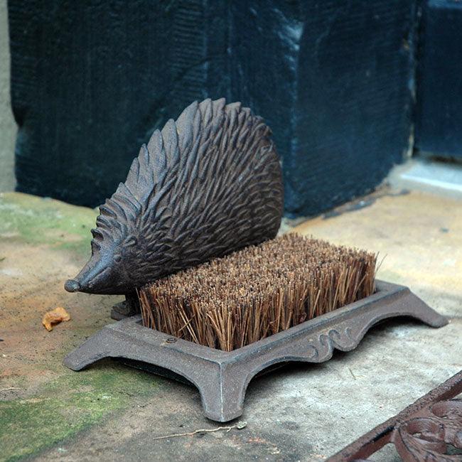 Cast Iron Hedgehog Boot Brush – Magnolia Oaks Woodshop