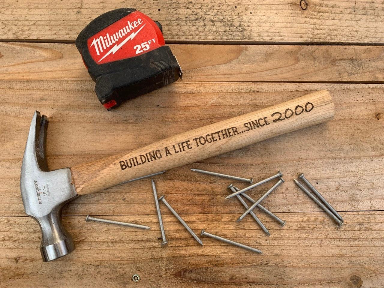 Personalized Hammer with Custom Text