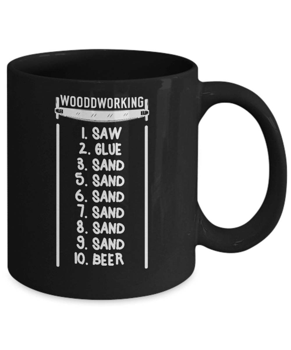 Ten Steps to Woodworking - Saw, Glue, Sand, and Beer Mug