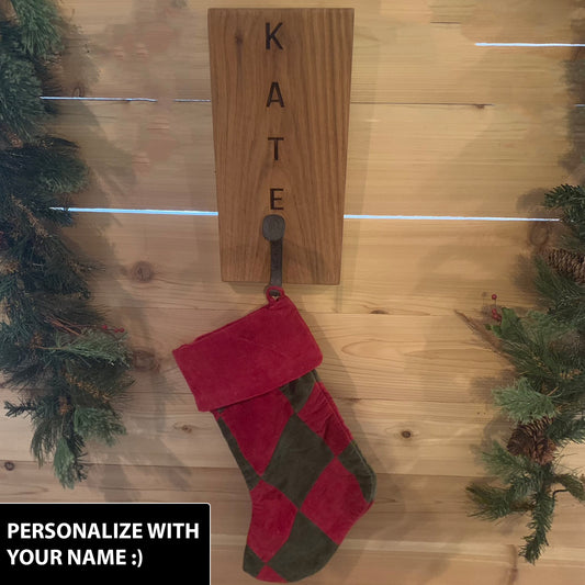 Personalized Christmas Stocking Hanger