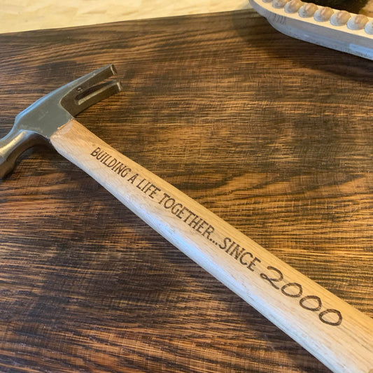 Personalized Engraved Hammer - Gift for Dad, Grandpa, or Husband