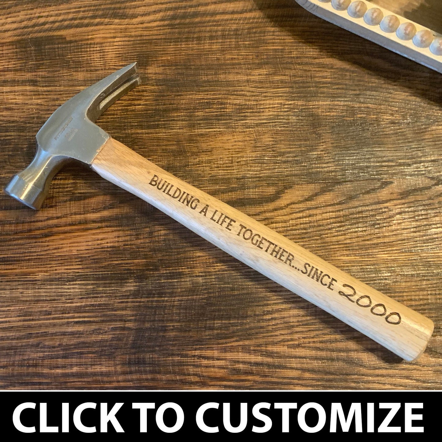 Personalized Engraved Hammer - Gift for Dad, Grandpa, or Husband